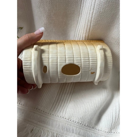 Rare Vintage Bisque Baby in Cradle - Picture 5 of 8